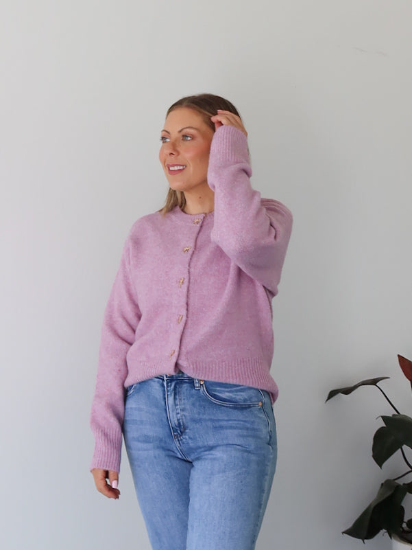 Mckinley Cardigan - Lilac