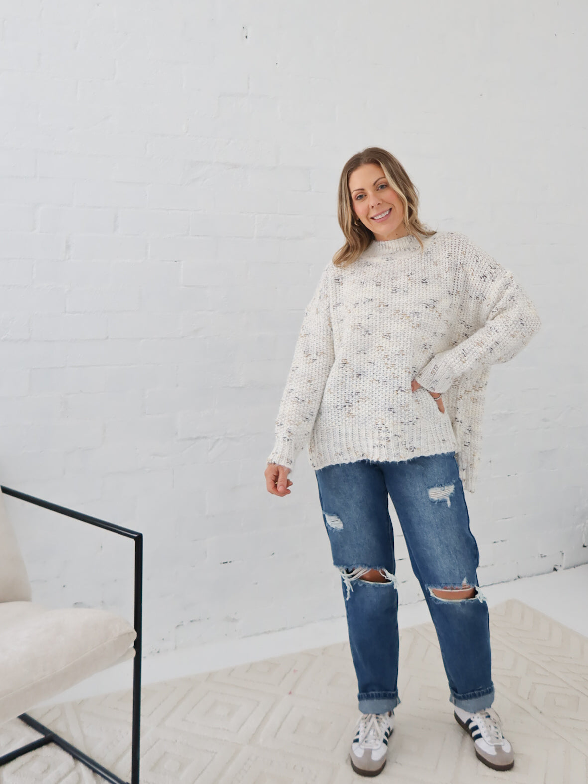 Kurt Knit - White