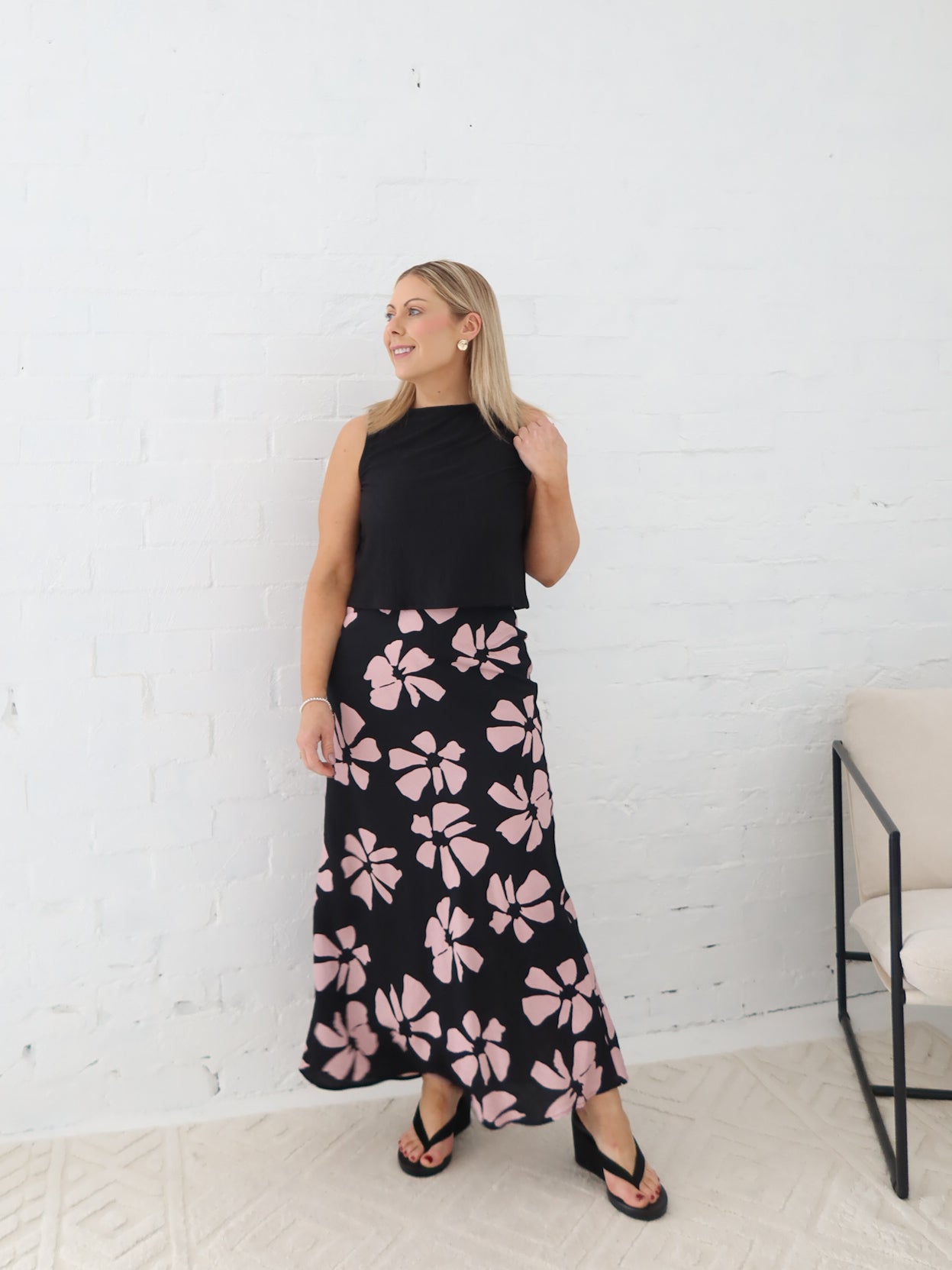 Lucy Skirt- Pink/Black
