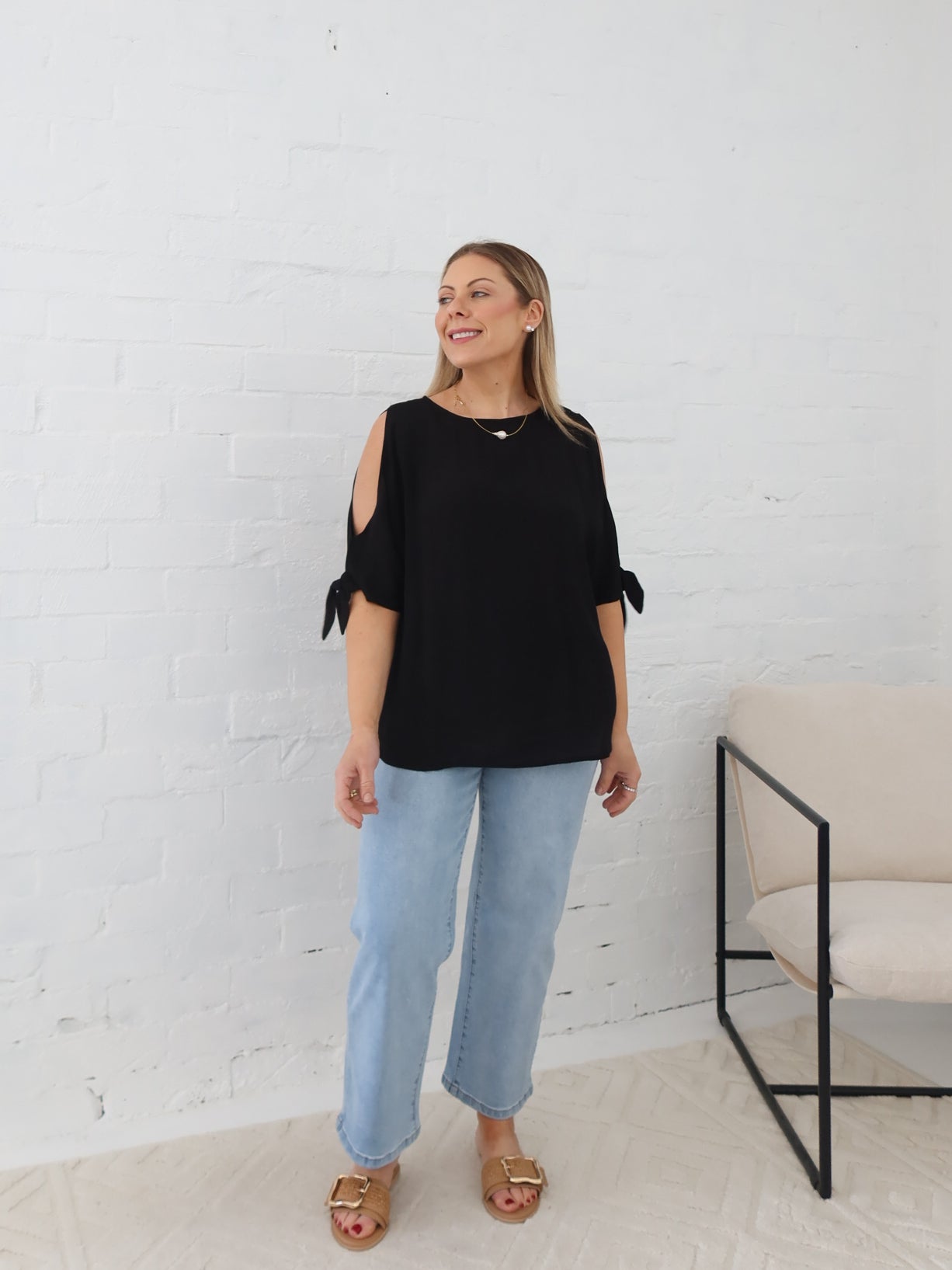 Rosella Top- Black