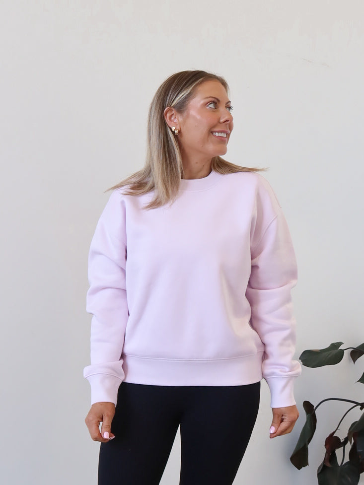 Gracie Relaxed Crew - Orchid