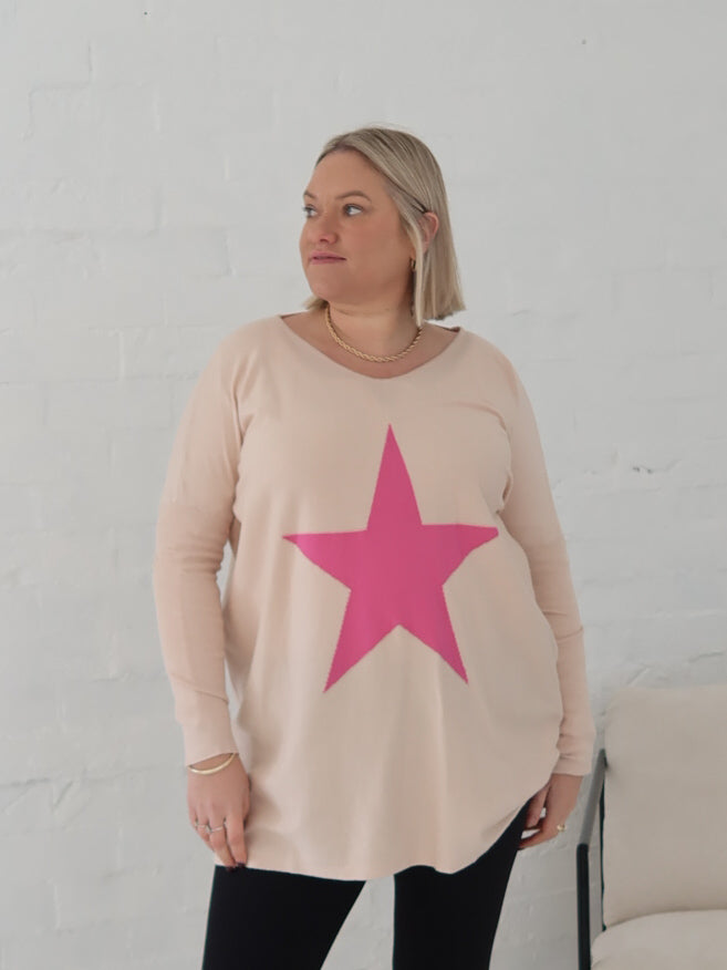 Maeve Star Knit - Bone