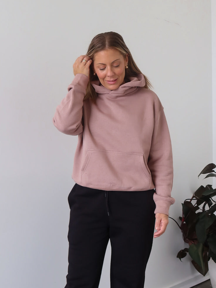 Frankie Hoodie - Hazy Pink