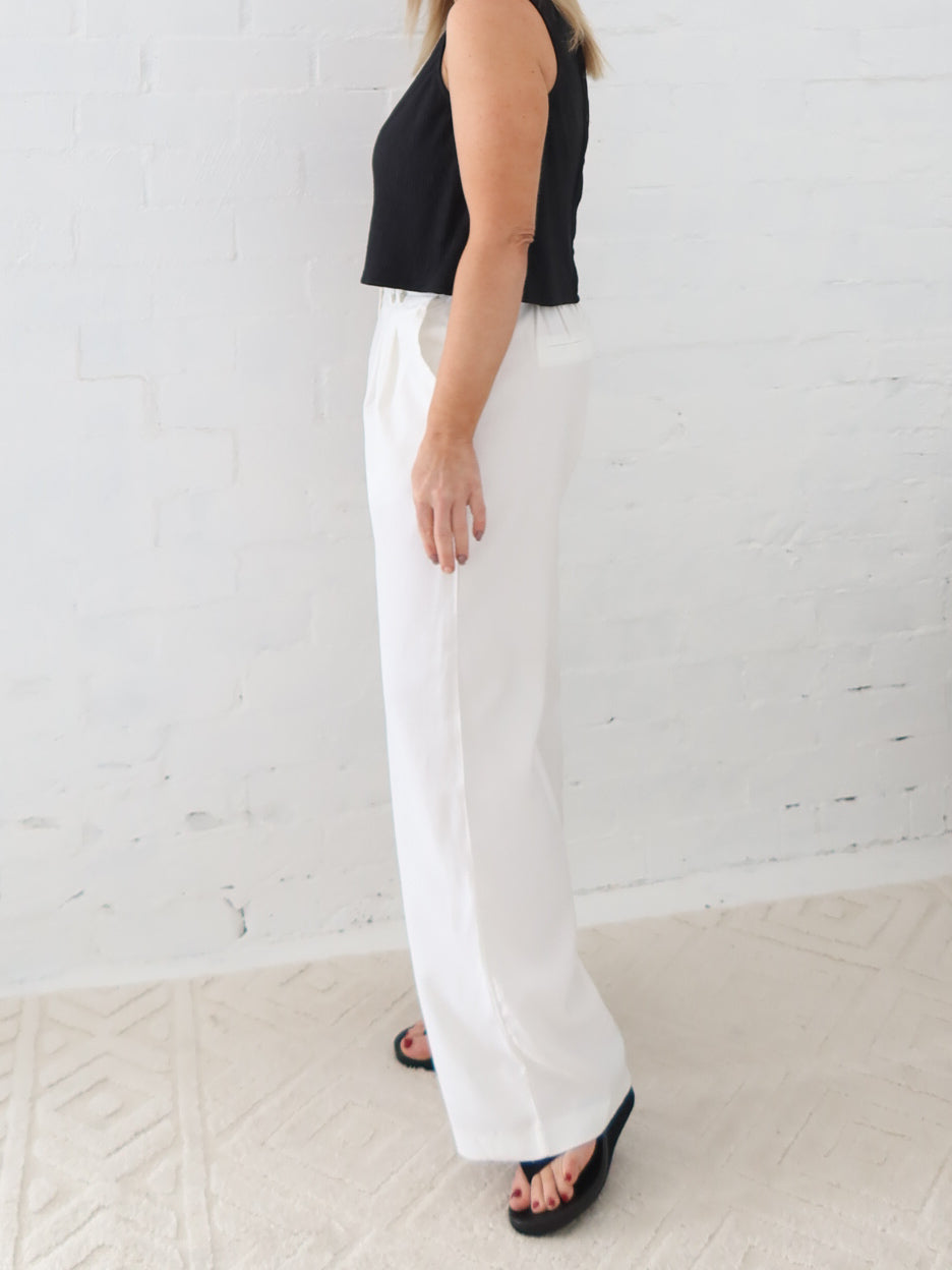 Reed Pants - White