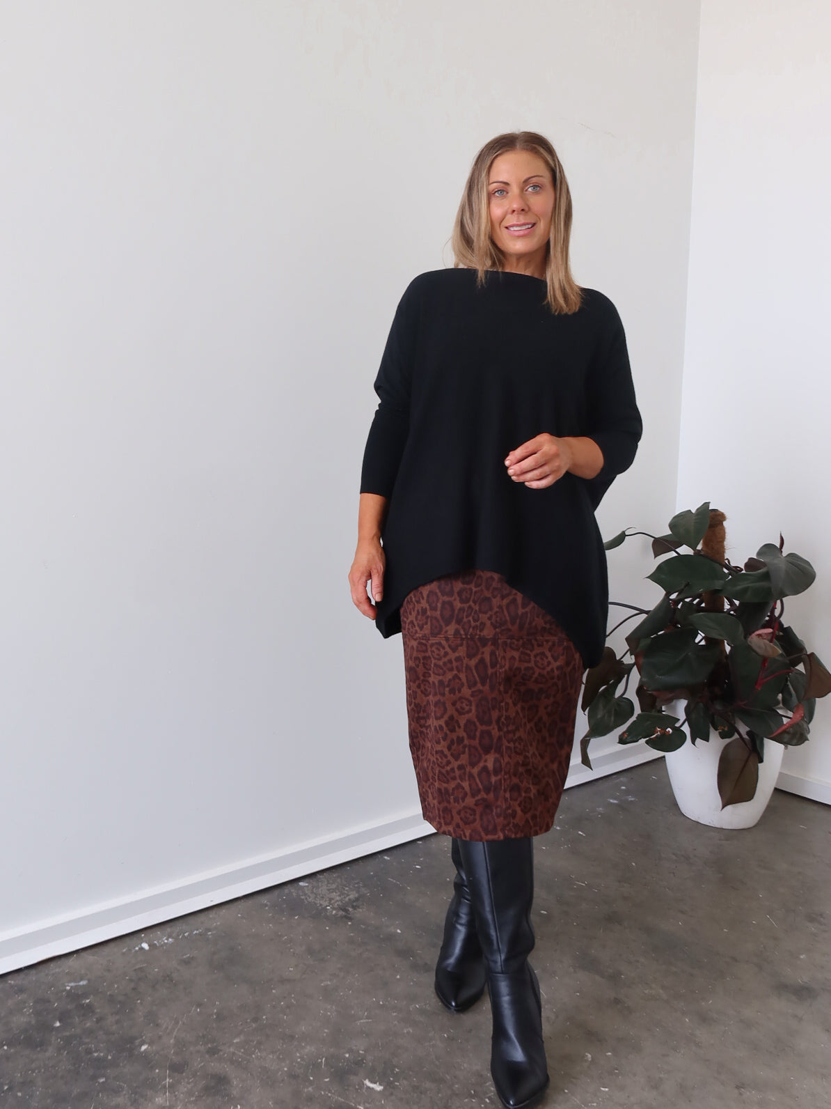 Avalie Skirt - Leopard Print