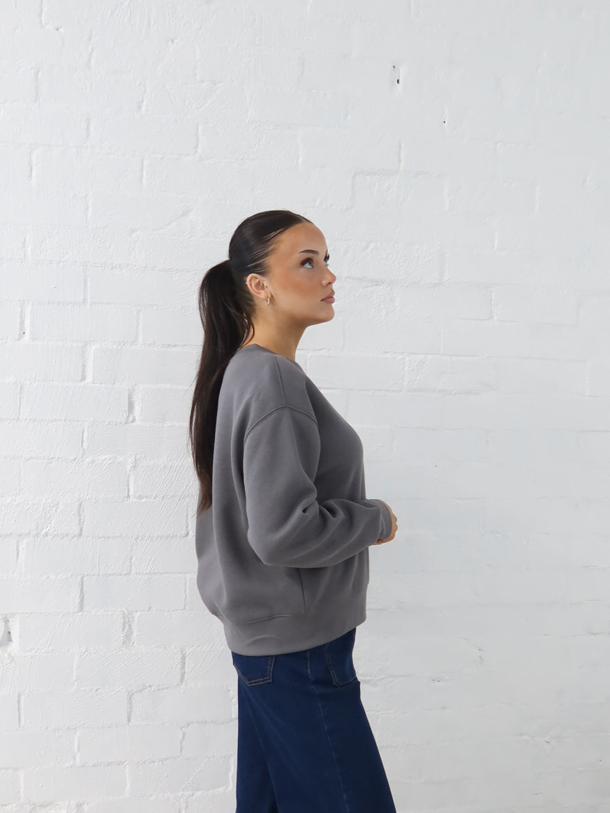 Gracie Relaxed Crew - Shadow