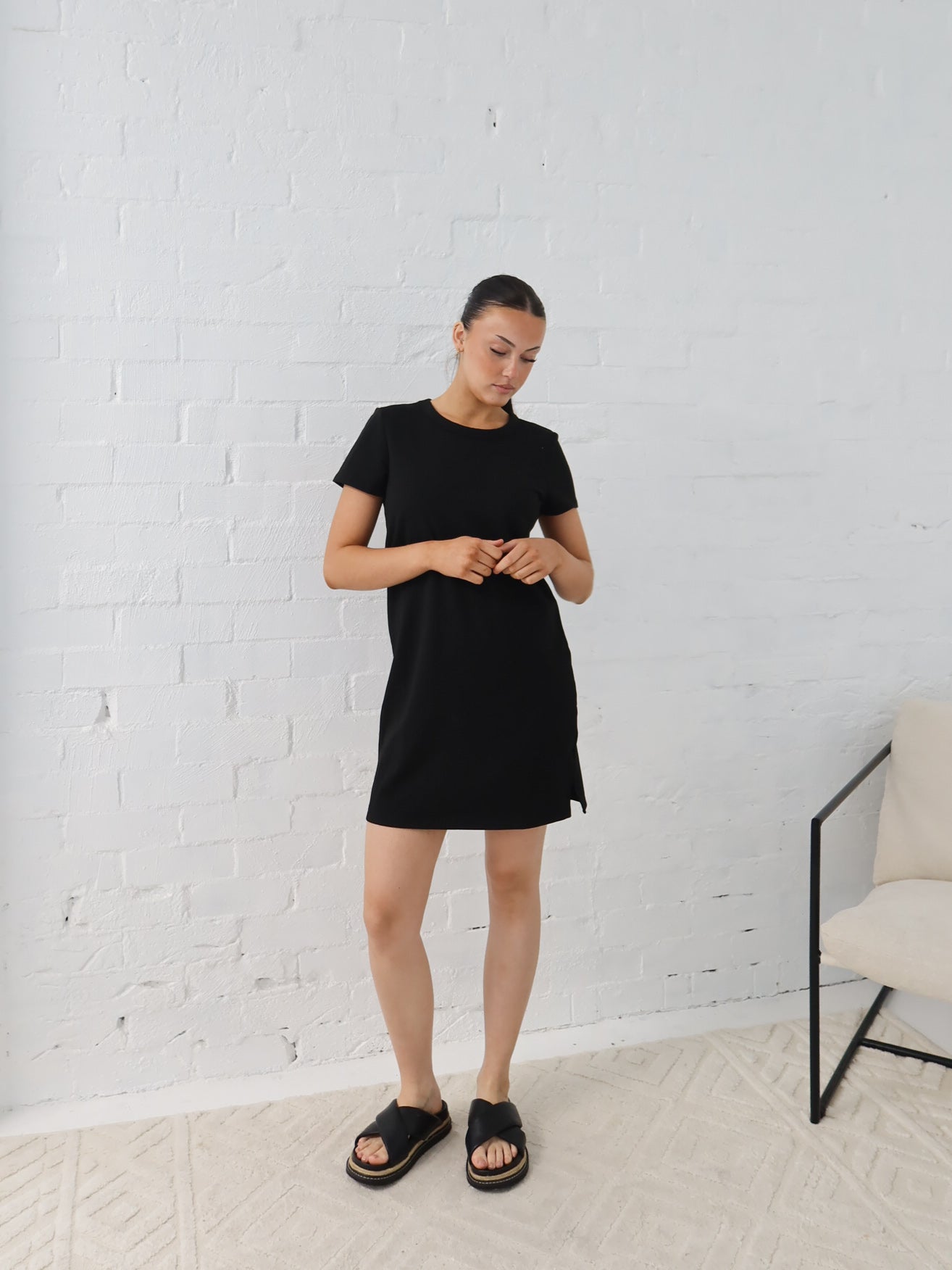 Ultimate School Run Dress- Black