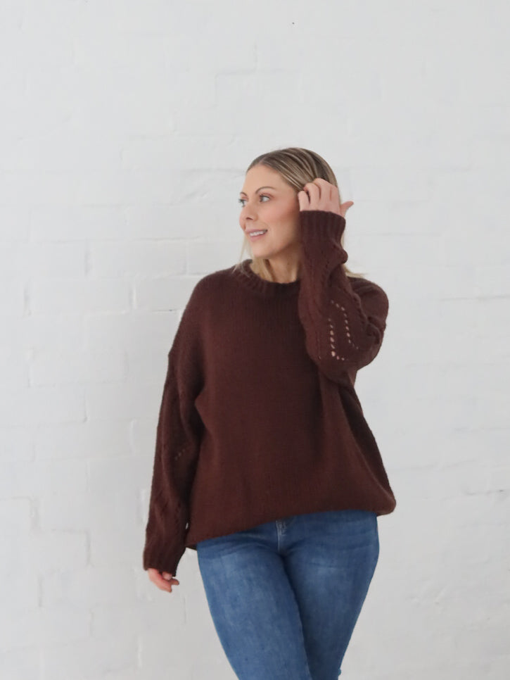 Ridley Knit- Chocolate