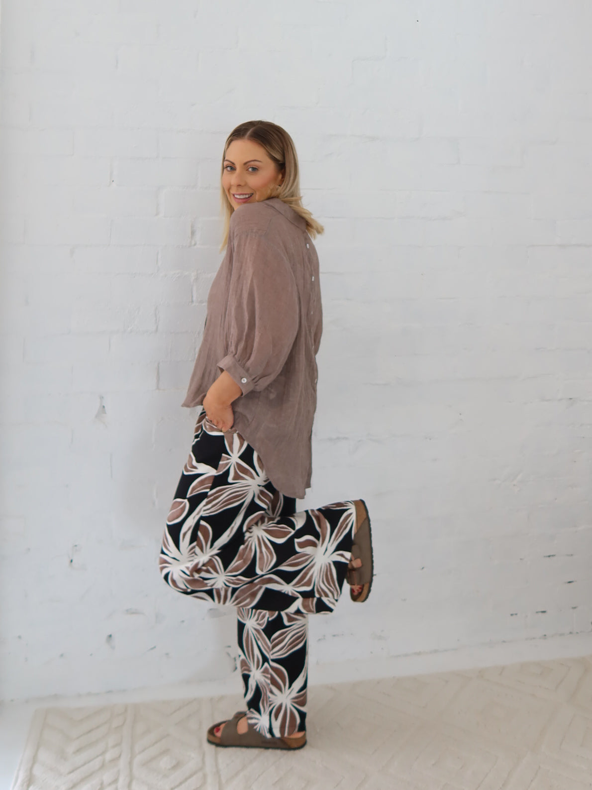 Mimi Blouse - Mushroom