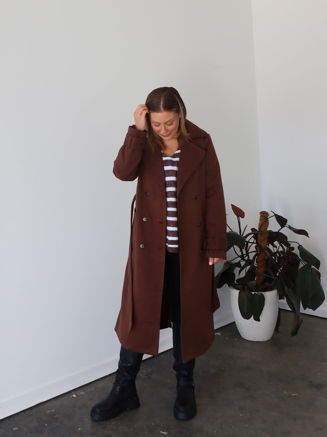 Hardin Coat - Chocolate