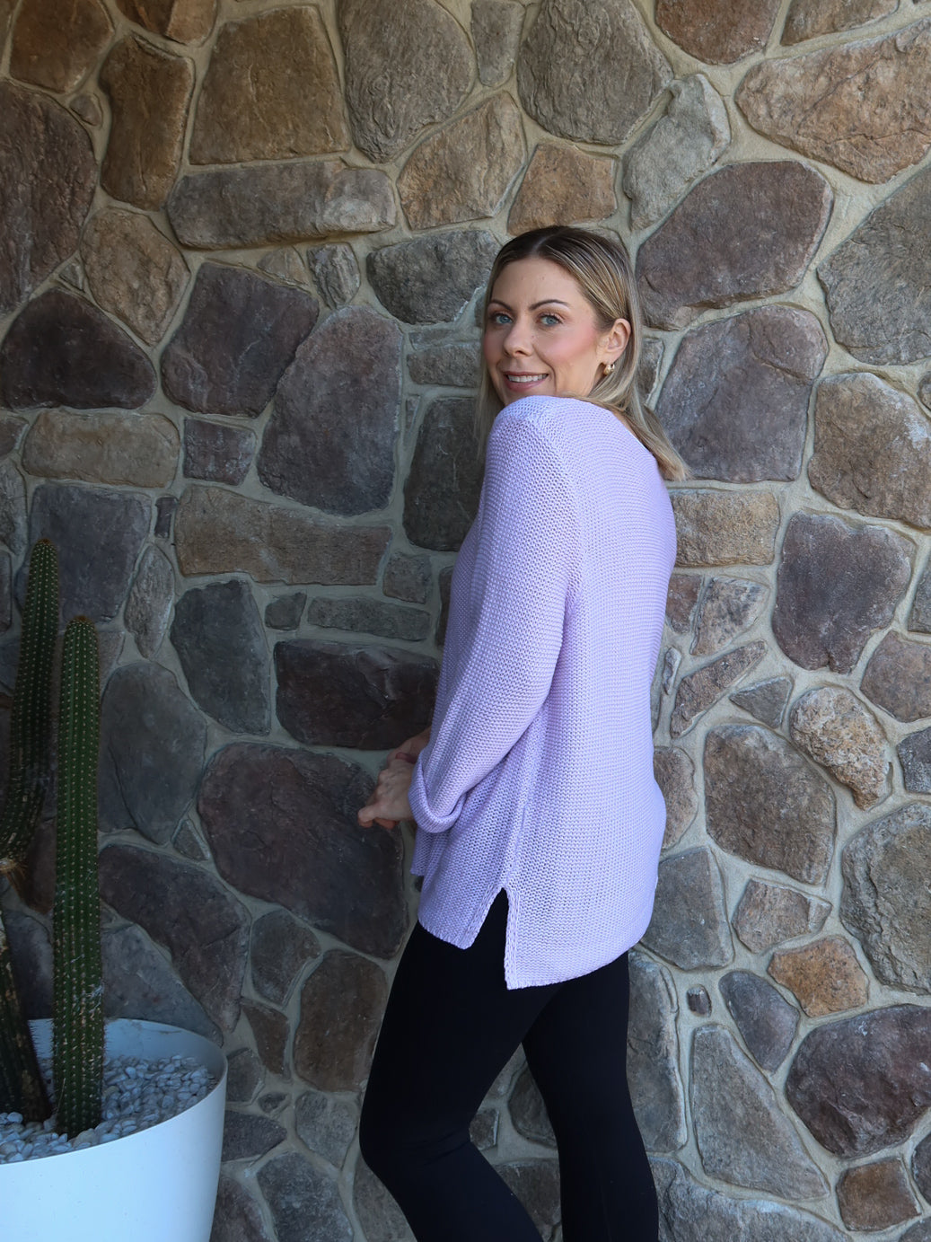 Sailah Knit - Lilac
