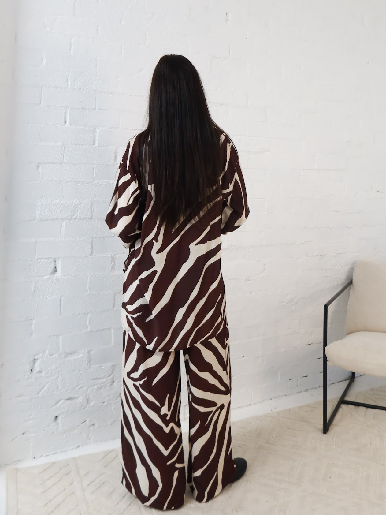 Edith Pants- Mahogany Brown