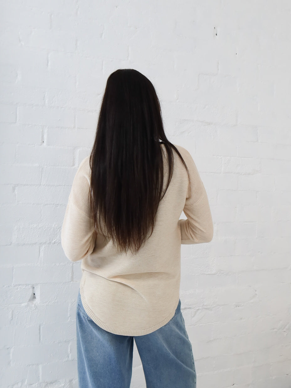 Saxon Knit - Oatmeal