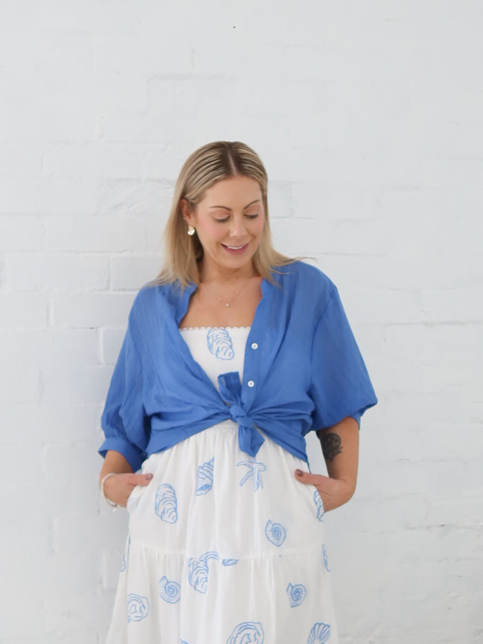 Mimi Blouse - Blue