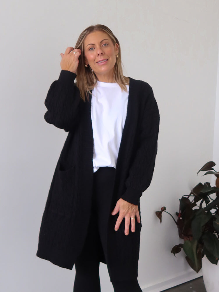 Lyla Cardigan - Black