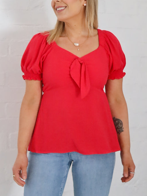 Estella Top- Red