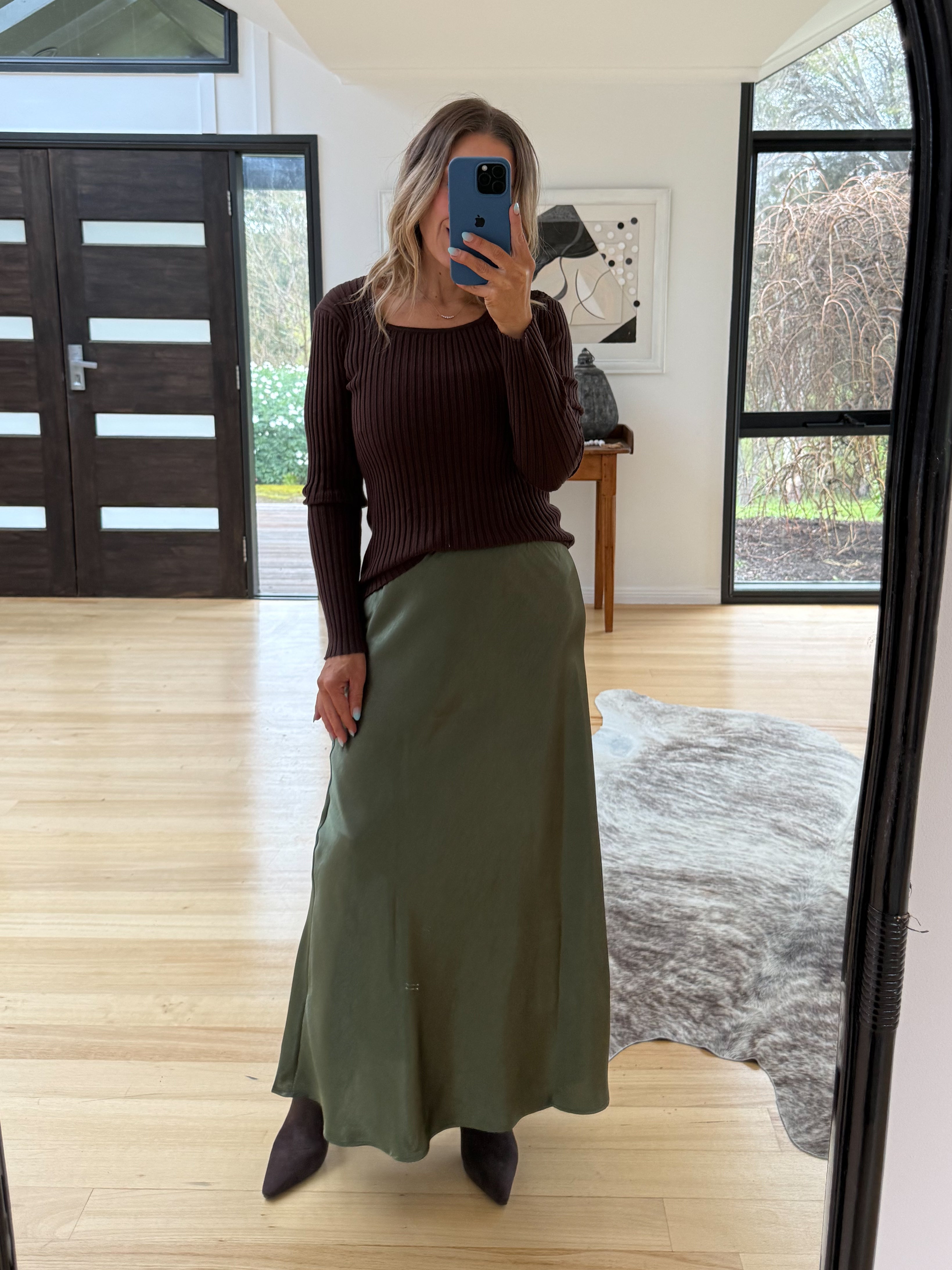 Kristen Skirt- Olive