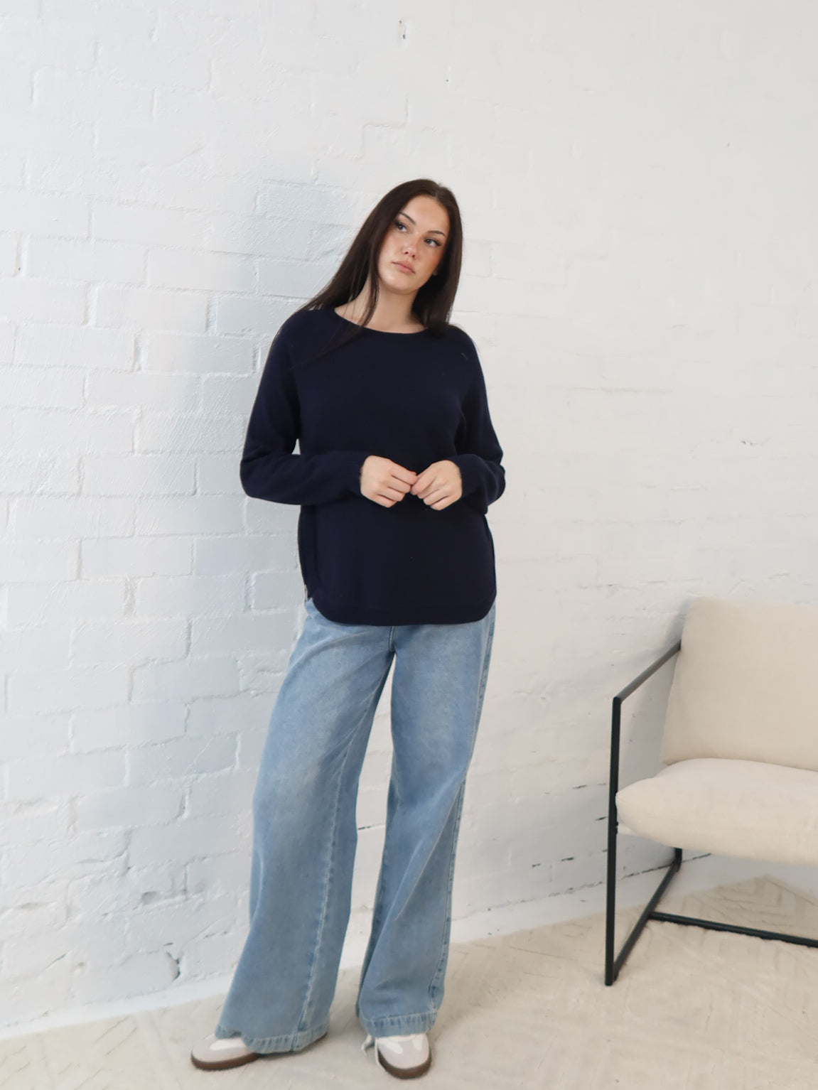 Porter Knit- Navy