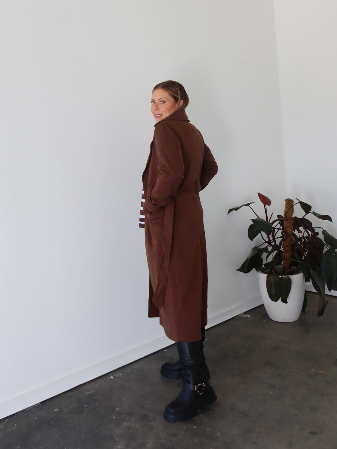 Hardin Coat - Chocolate