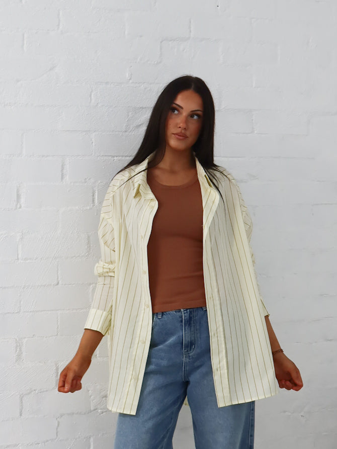 Lena Shirt - Butter Yellow