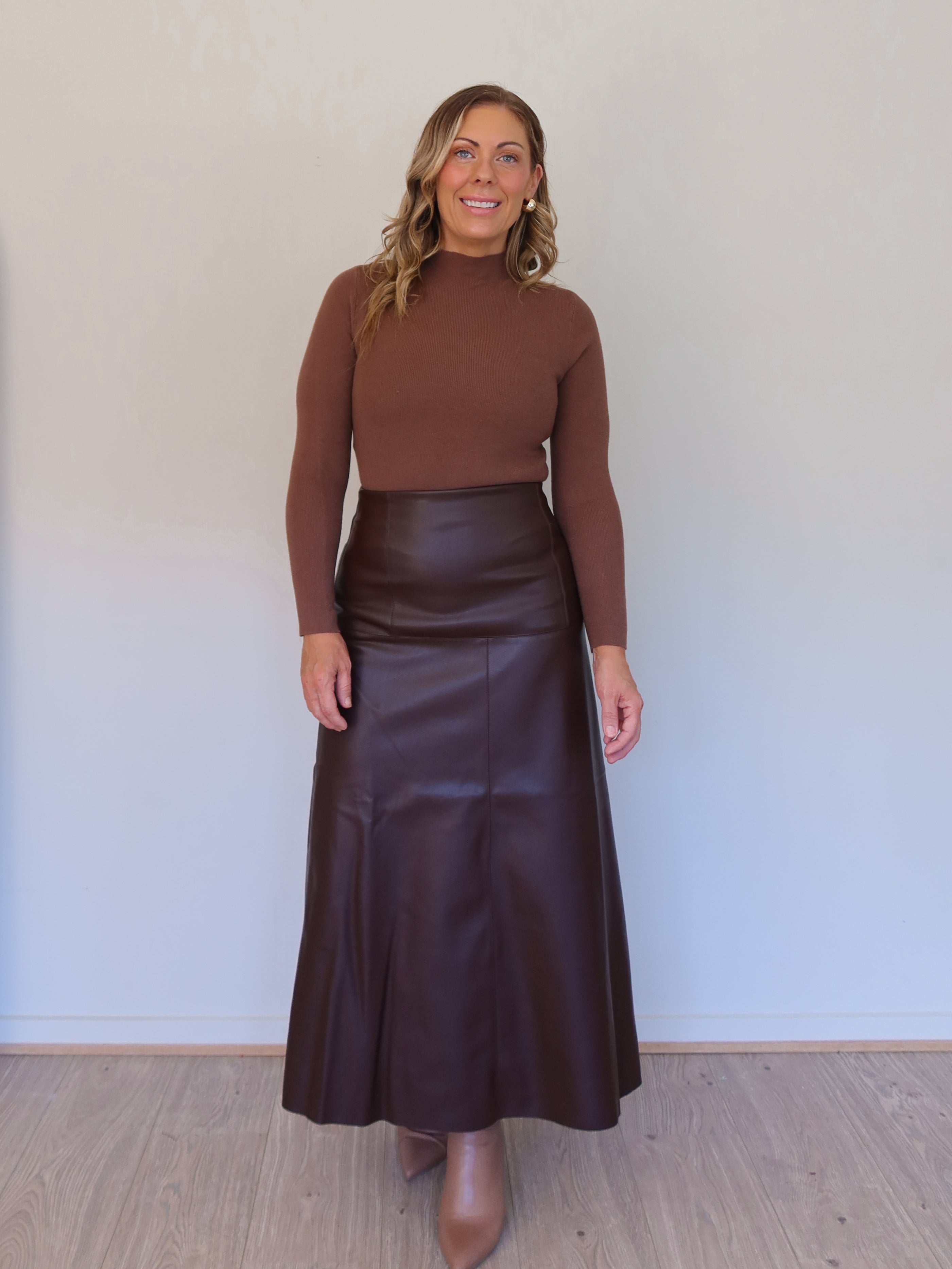 Saffy Skirt - Chocolate