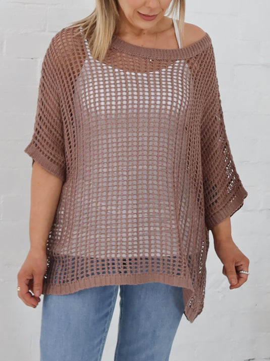 Nia Top- Mocha