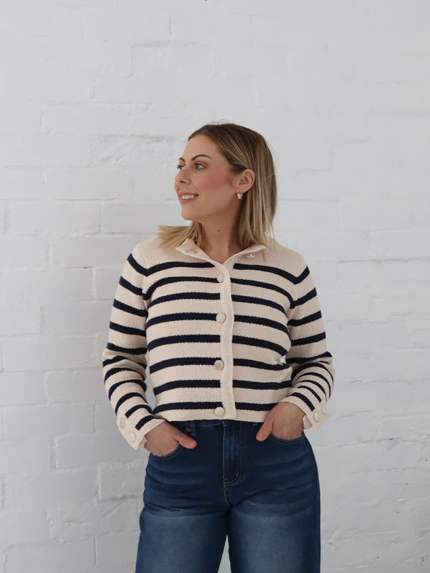 Blanca Cardigan - Navy