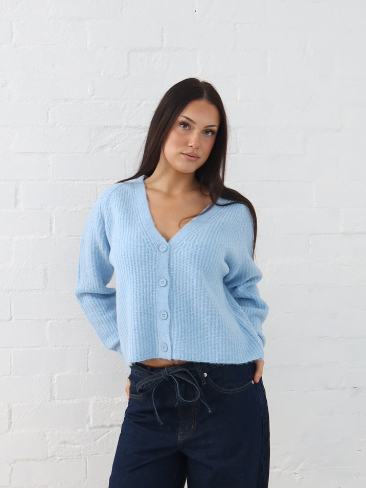Dane Cardigan- Powder Blue