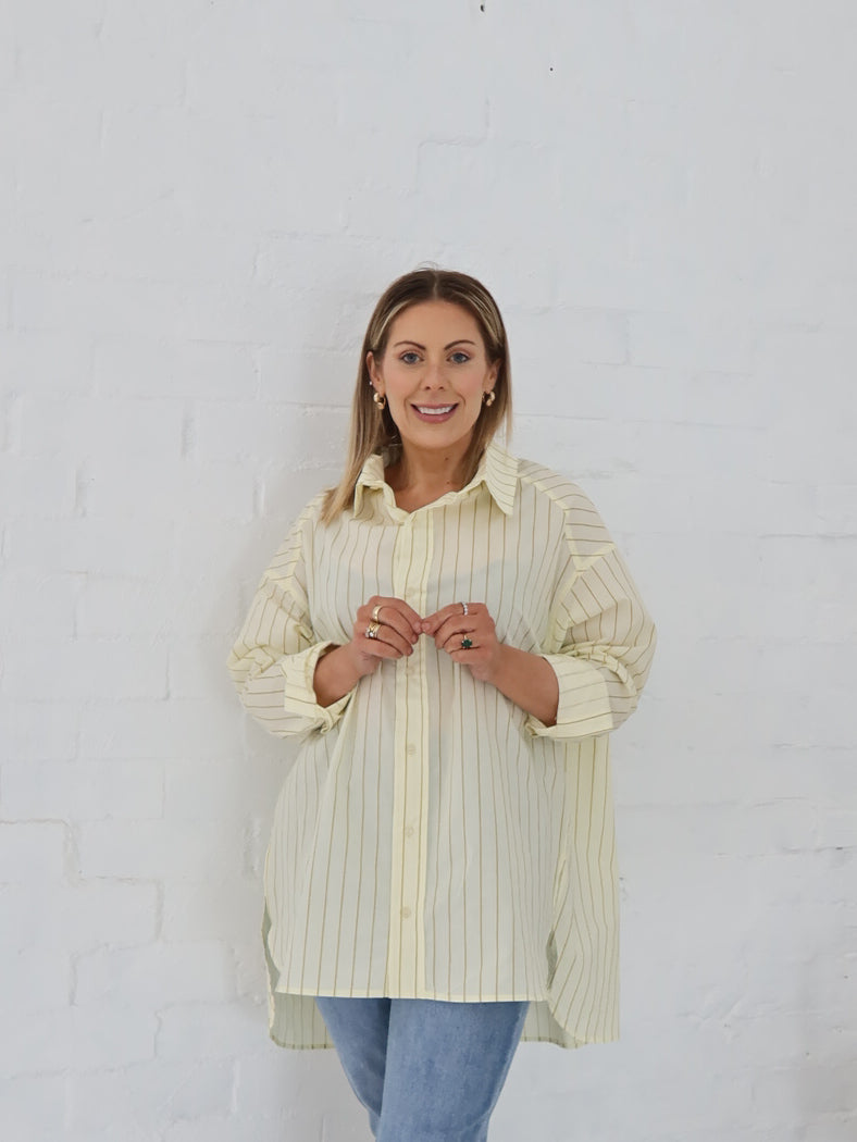 Lena Shirt - Butter Yellow