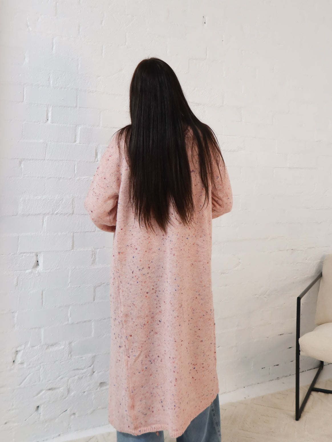 Bonnie Cardigan- Pink Speck