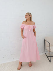Estella Dress - Powder Pink