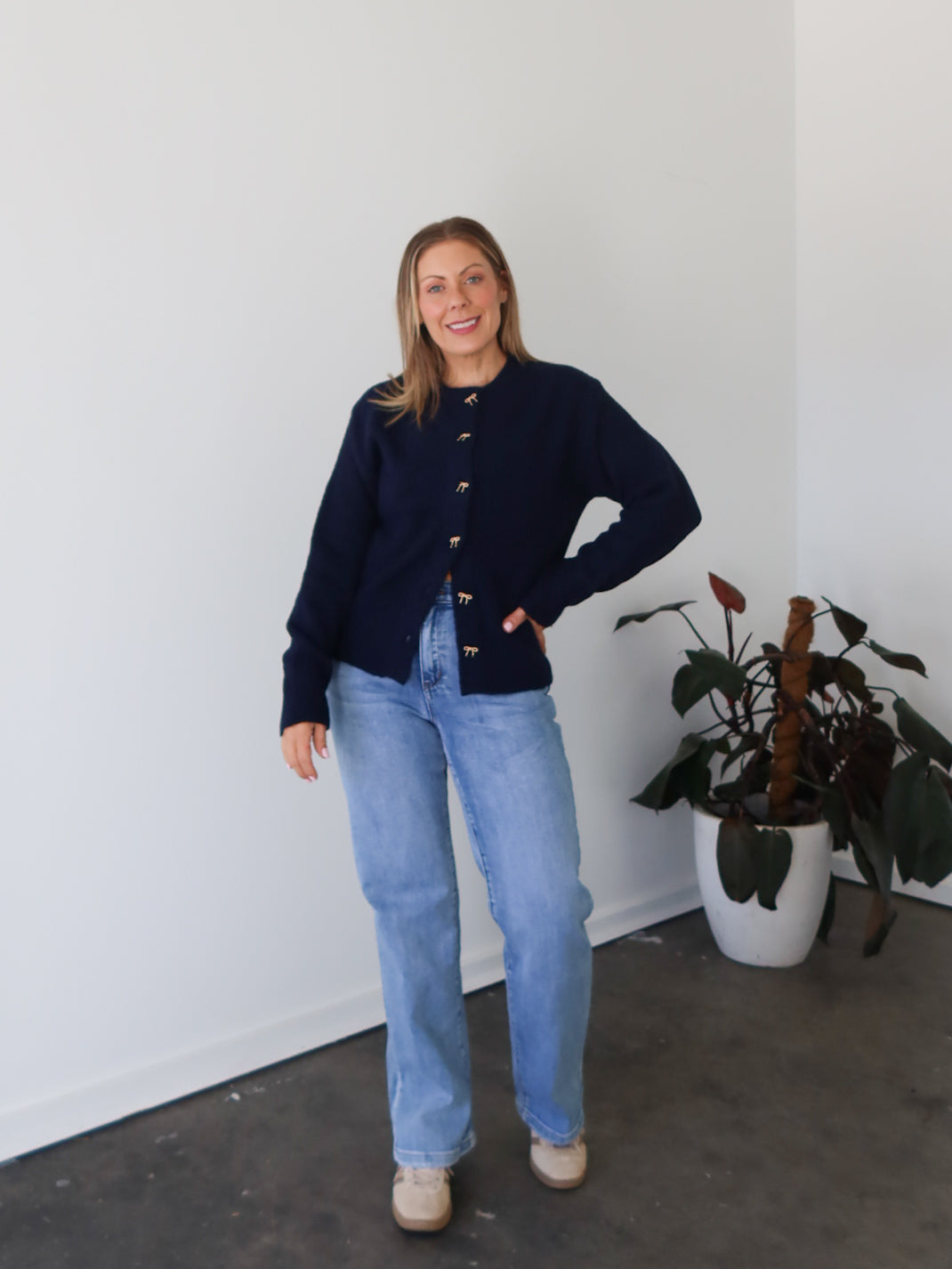 Mckinley Cardigan - Navy