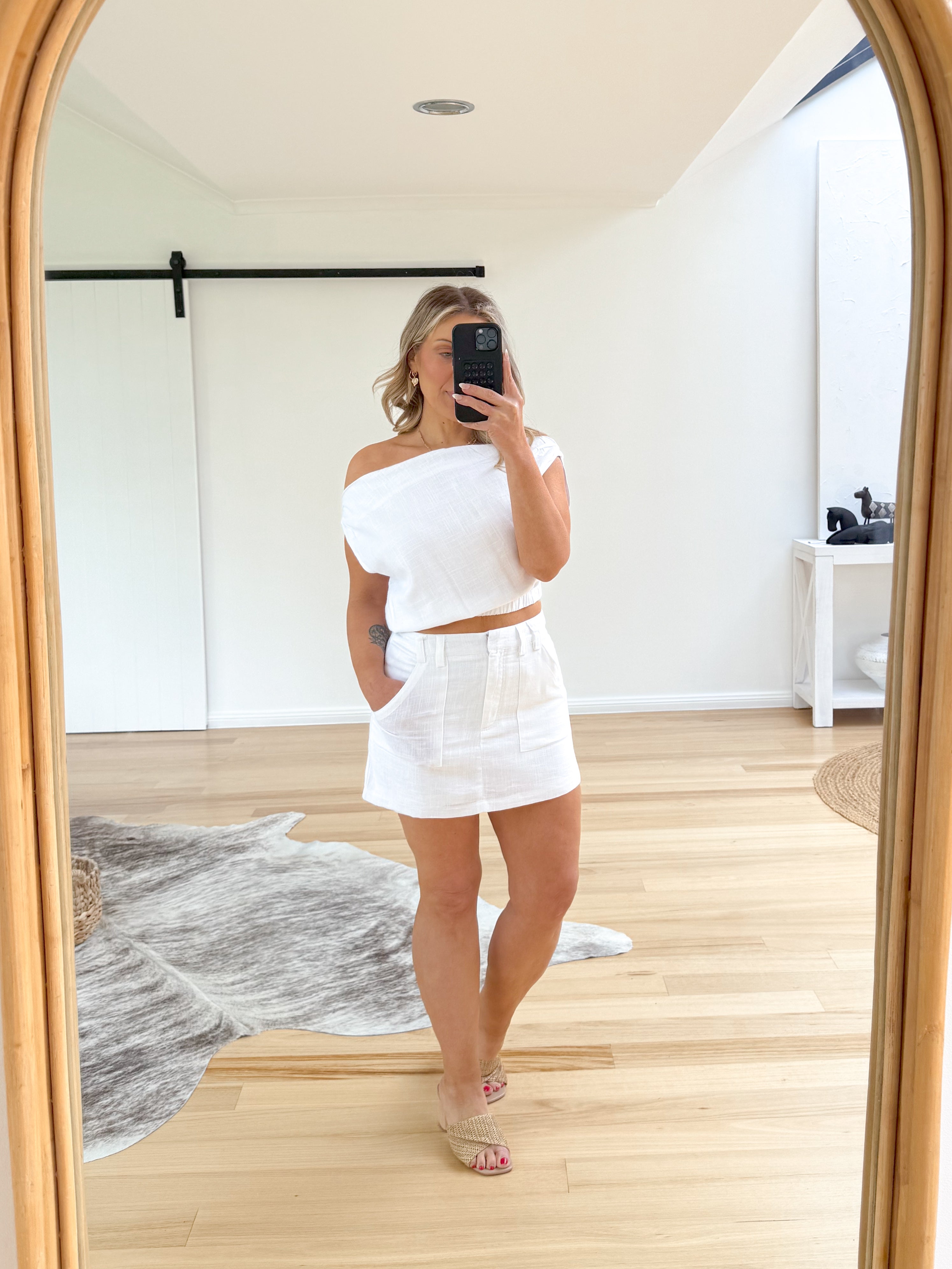 Josie Skort - White