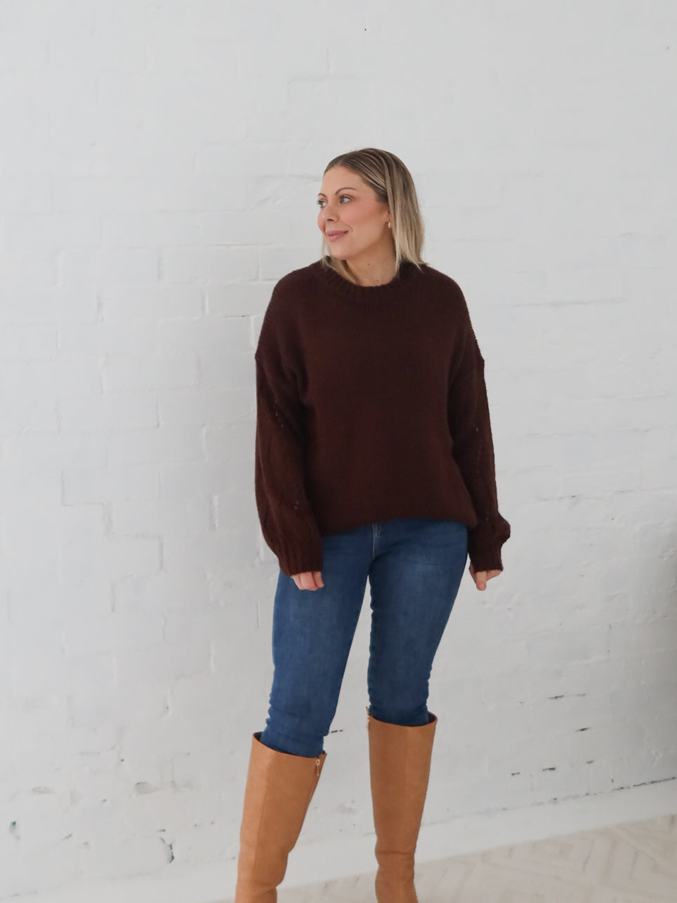 Ridley Knit- Chocolate