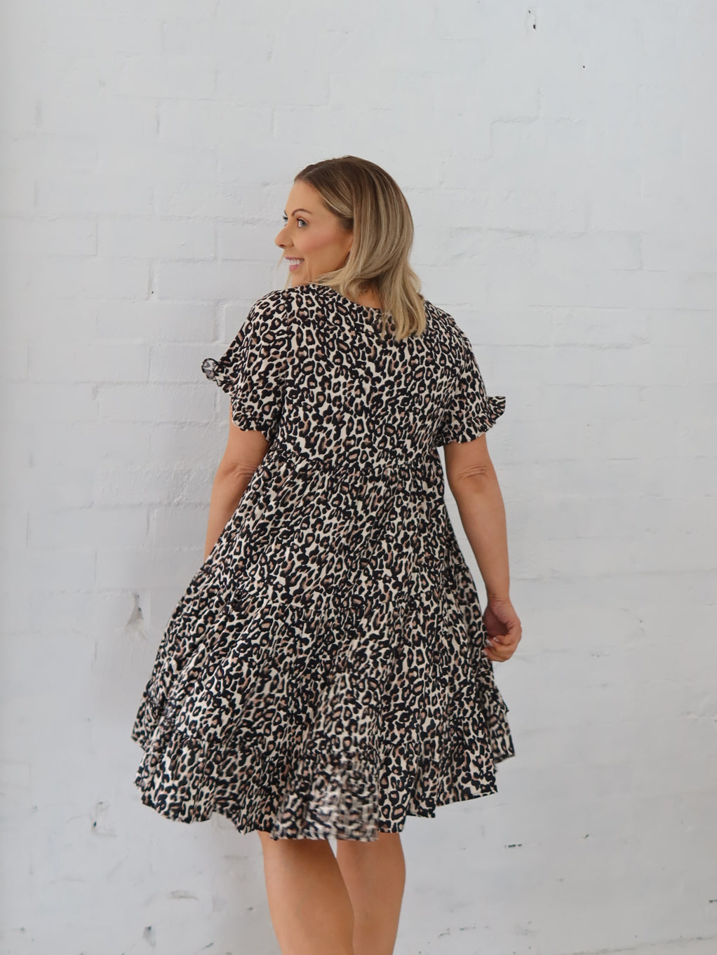Betsy Dress - Leopard