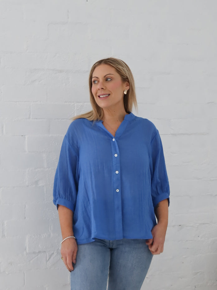 Mimi Blouse - Blue