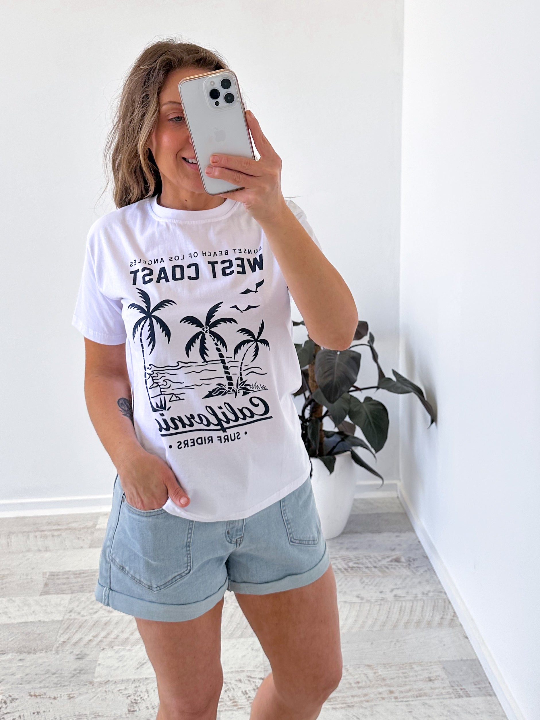 West Coast Tee - White