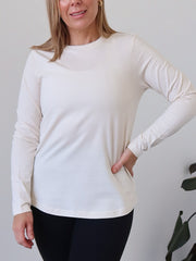 Noni Long Sleeve Tee - Ivory