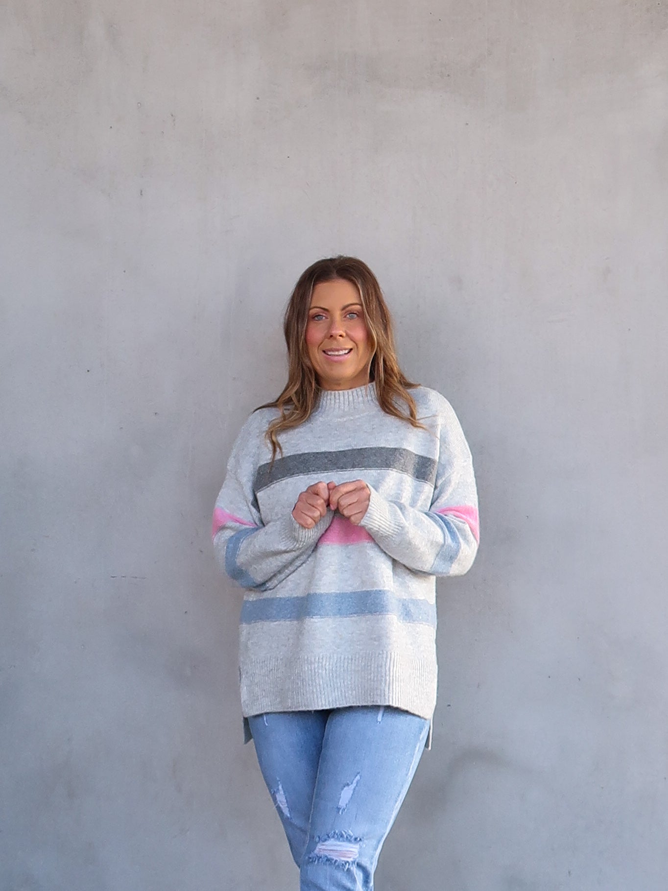 Adeline Knit- Grey