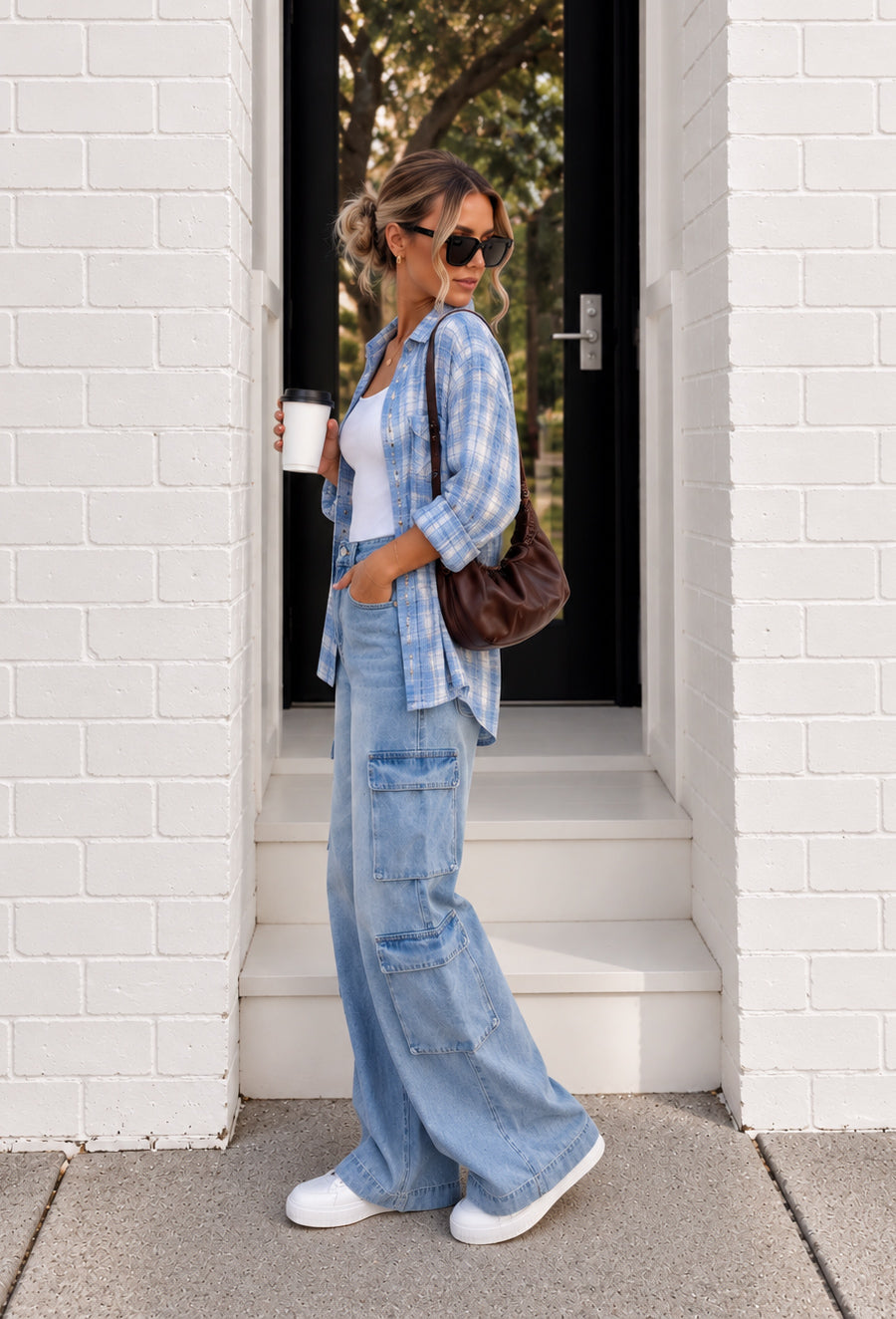 Plait Shirt- Blue