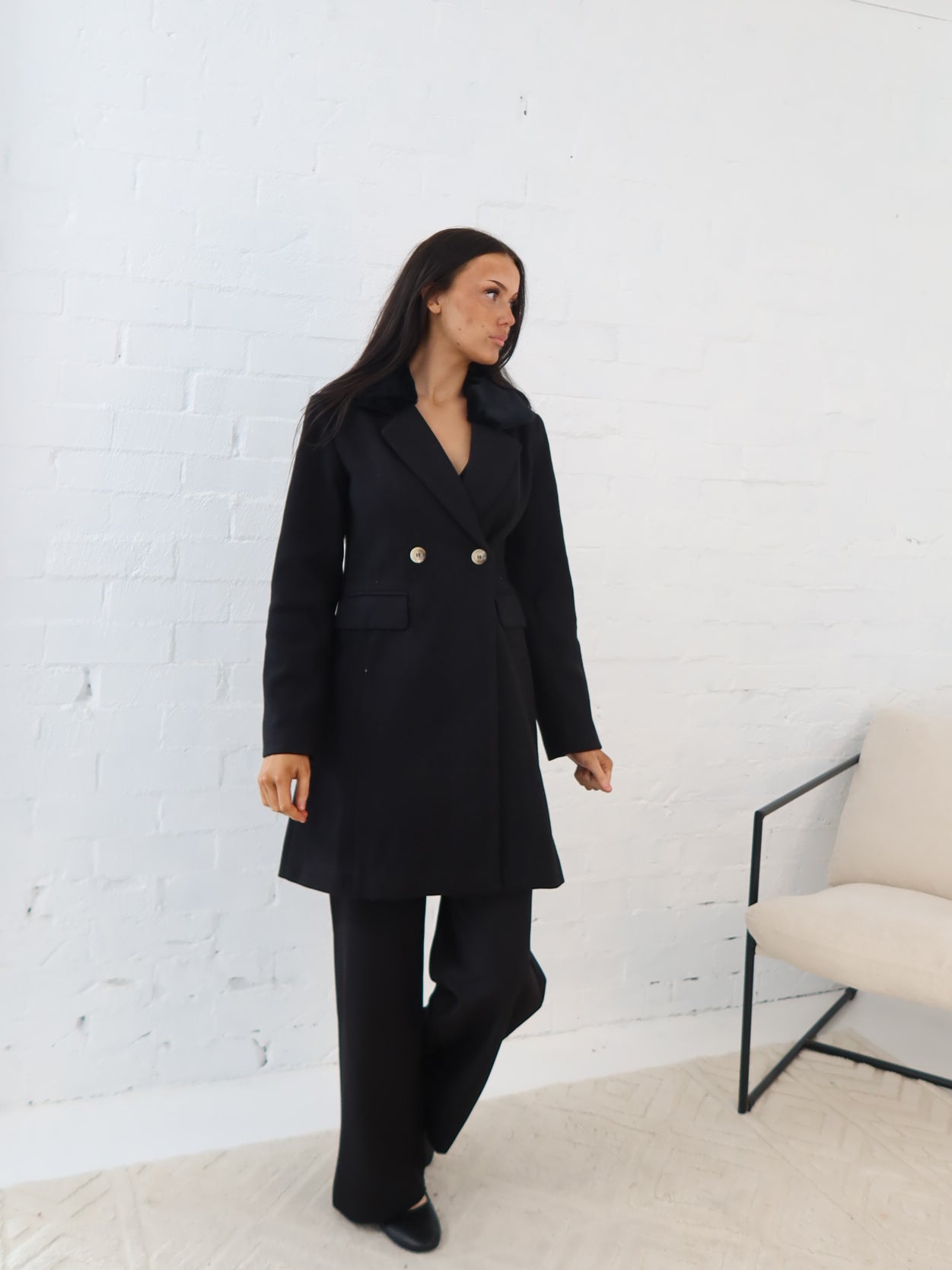 Madrid Coat- Black
