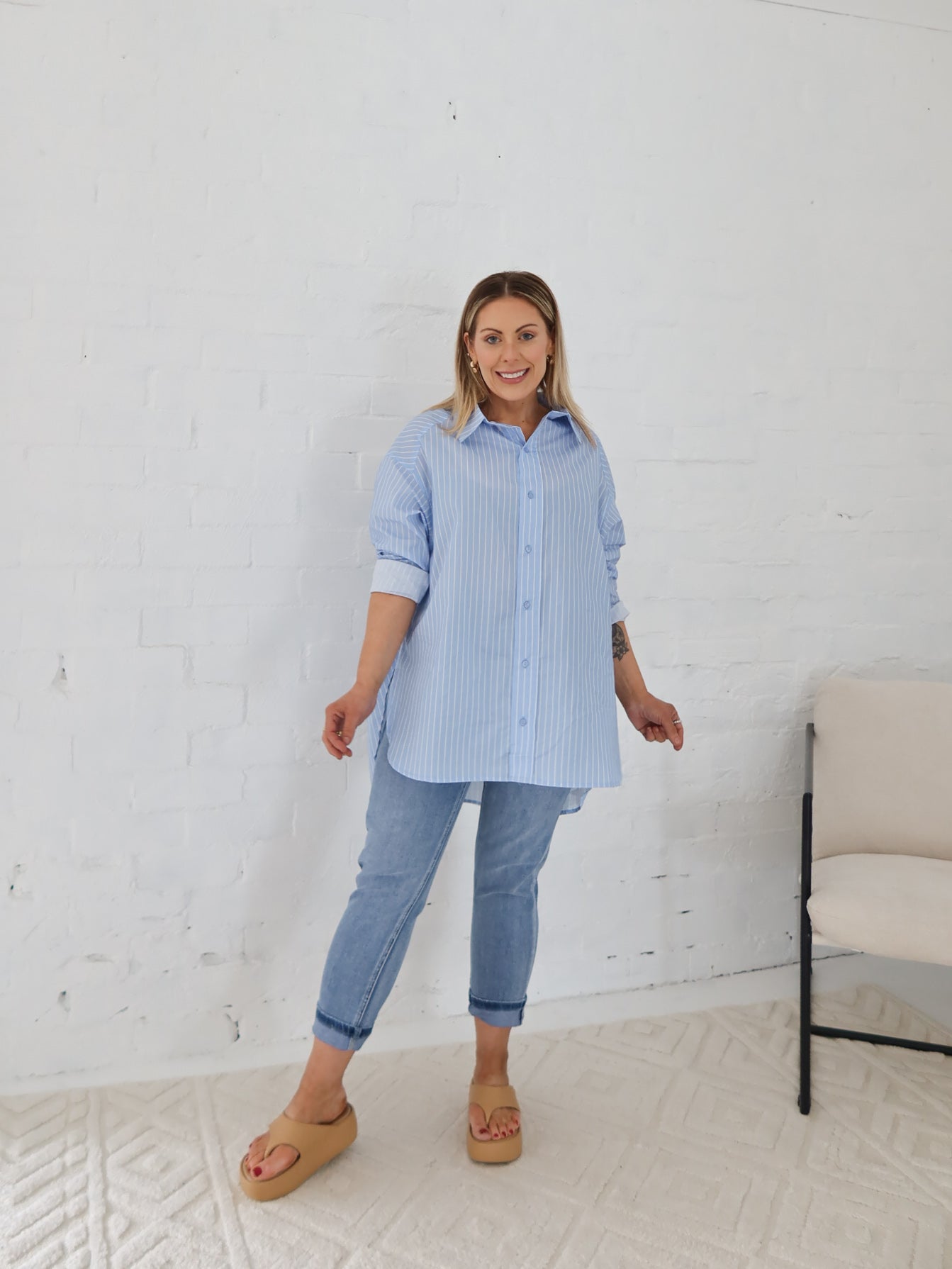 Lena Shirt - Blue