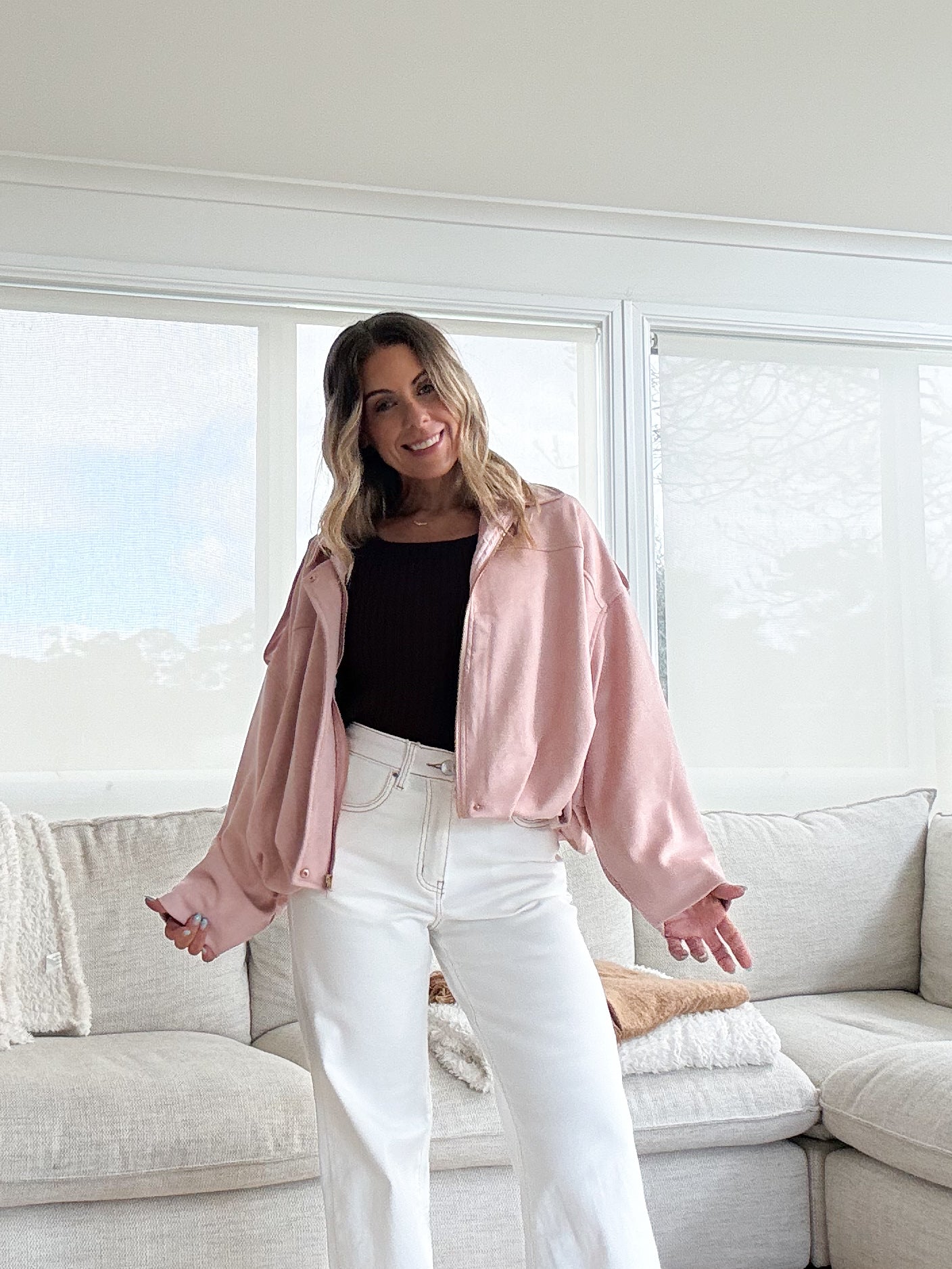 Hugo Jacket- Pink