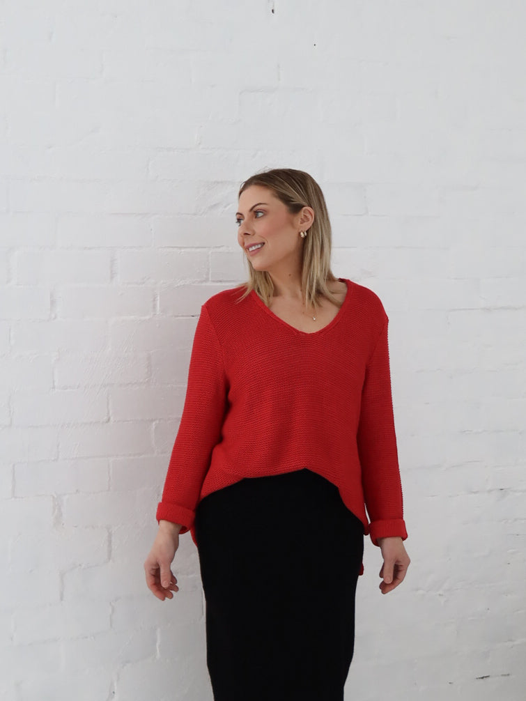 Sailah Knit - Red