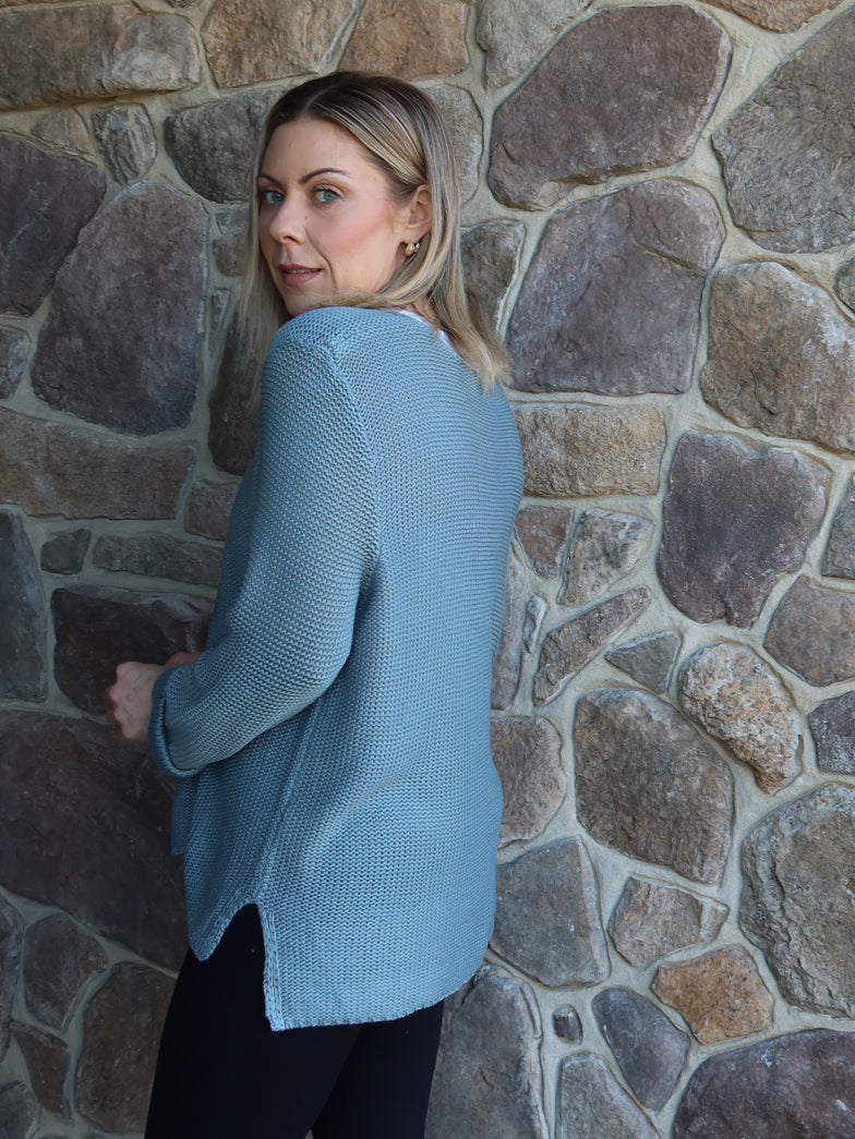 Sailah Knit - Steel Blue