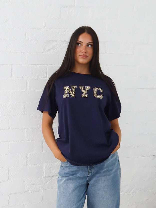 NYC Tee-Navy