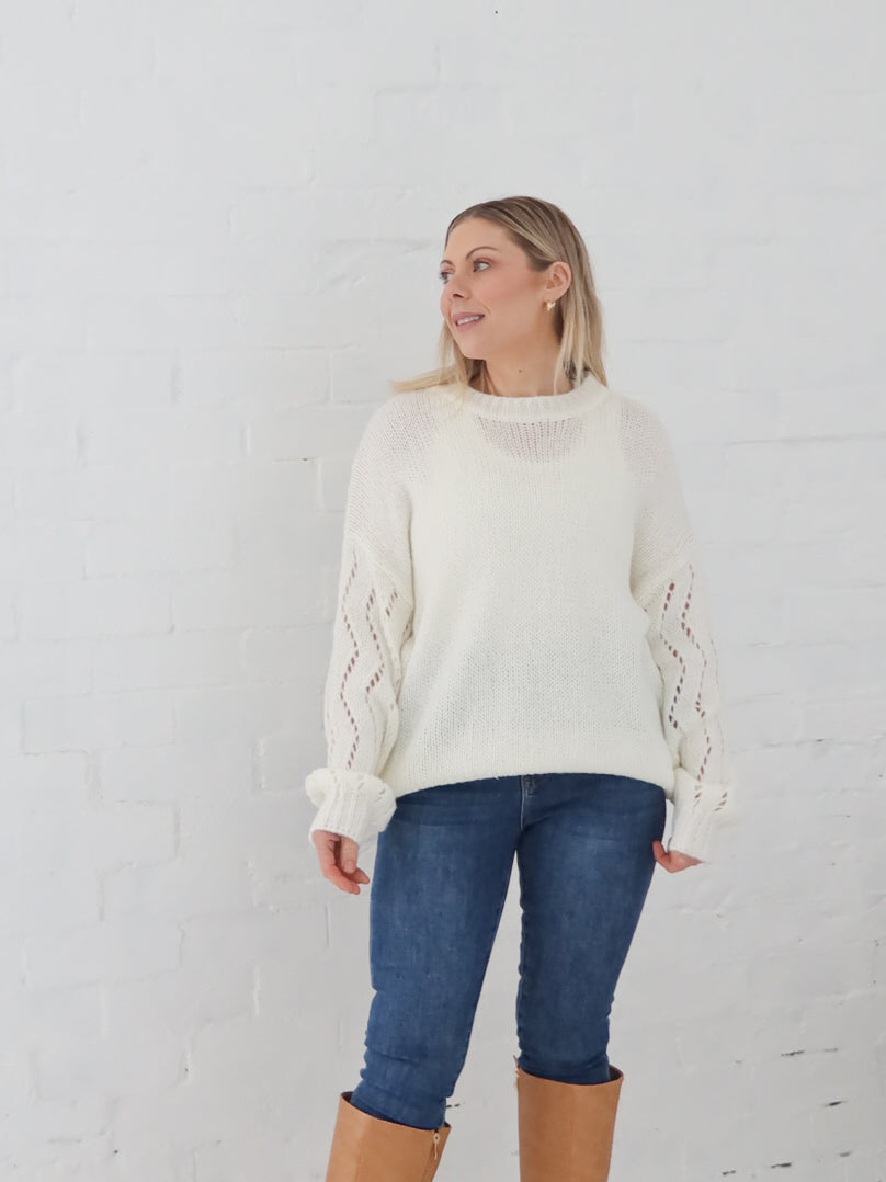 Ridley Knit- Vanilla