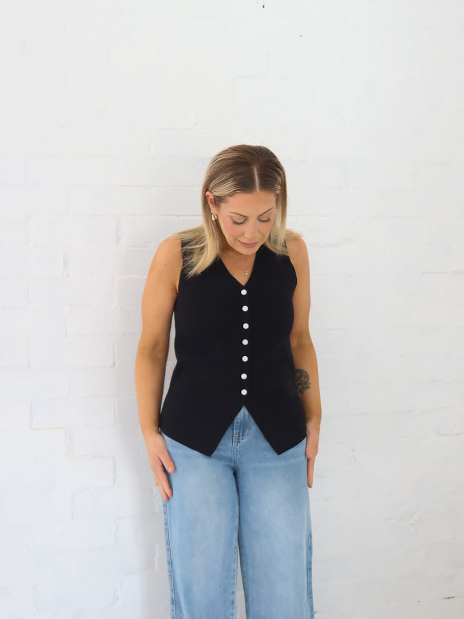 Parker Vest - Black