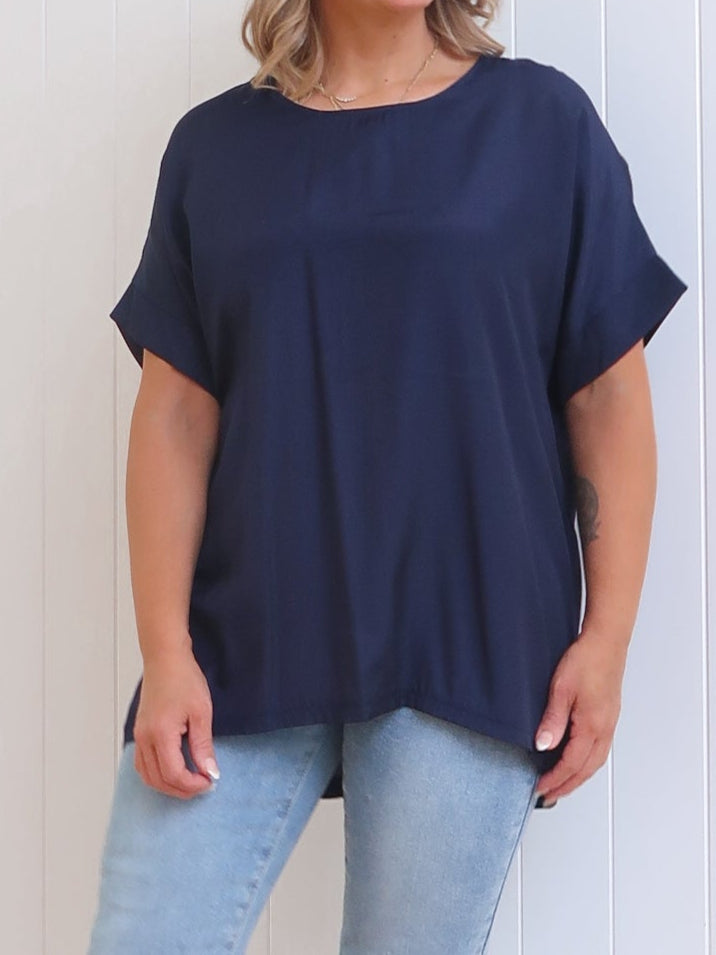 Tamsin Blouse - Navy