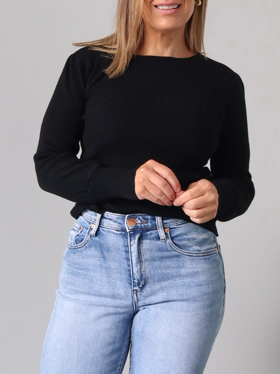Lee Knit Top - Black